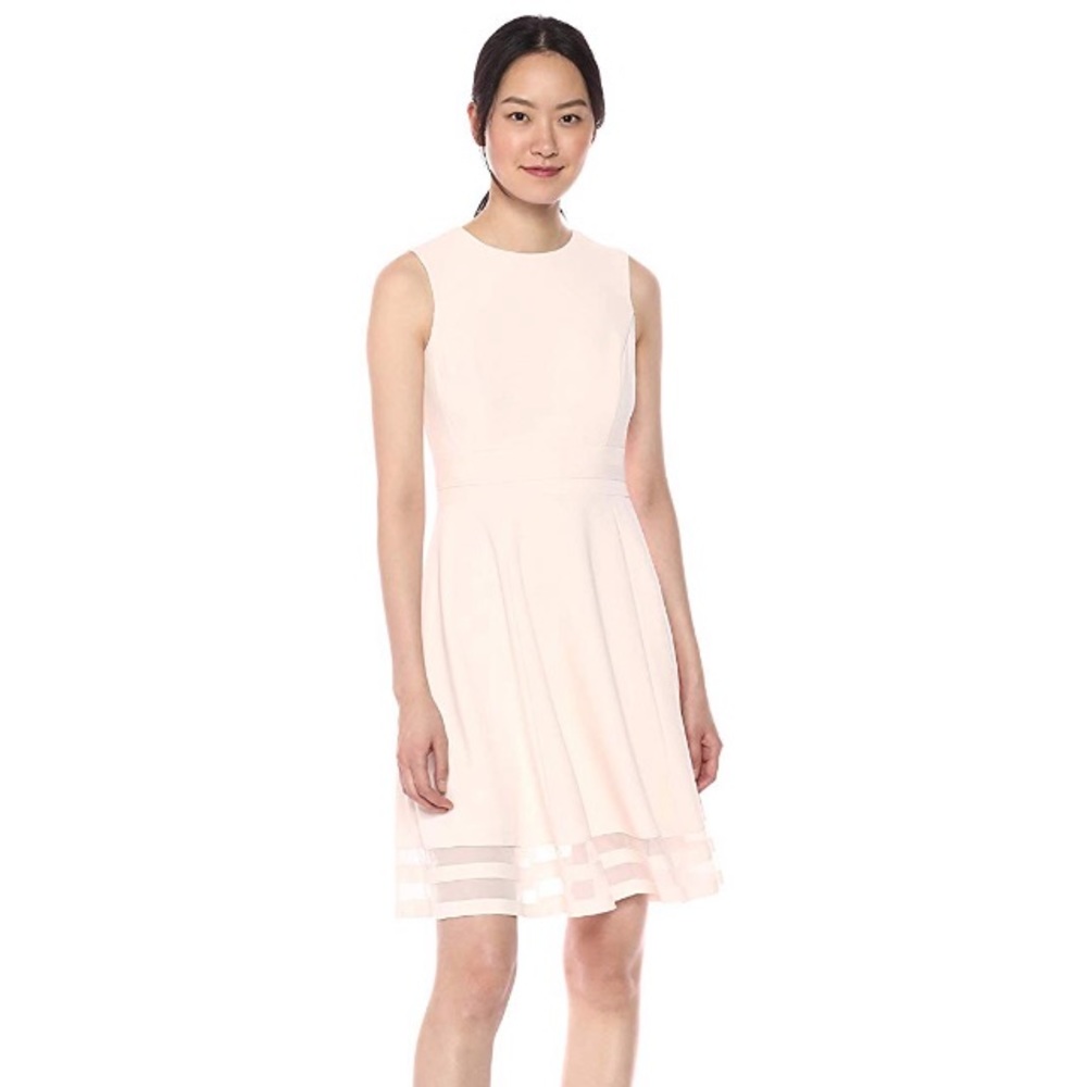 Calvin Klein Sleeveless Fit and Flare Dress